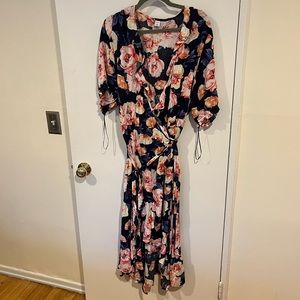 NWOT OLD NAVY PLUS SIZE floral wrap dress